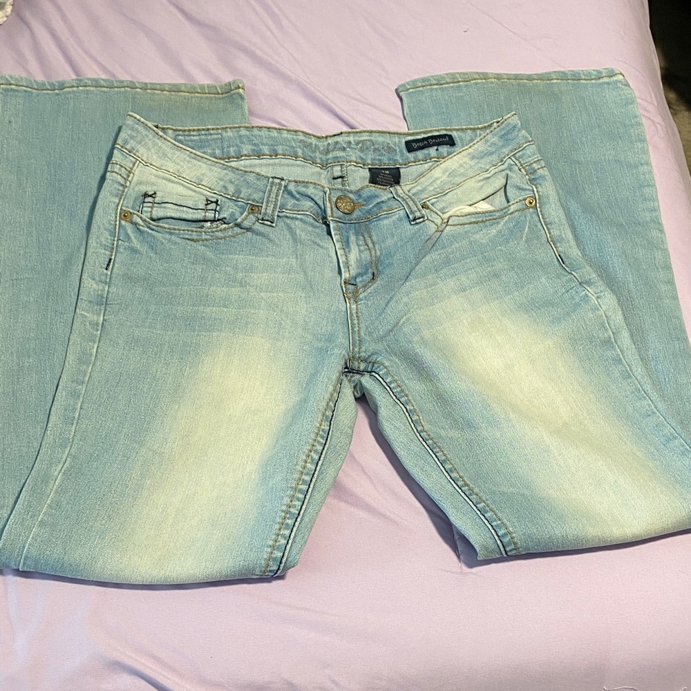 Wishful Park Light Blue Boot Cut Jeans